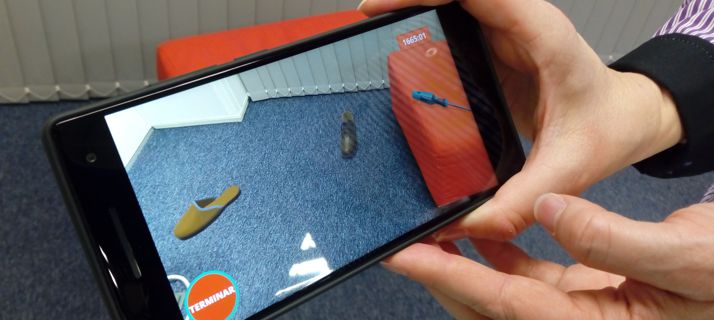 Augmented reality App to help assess spatial memory