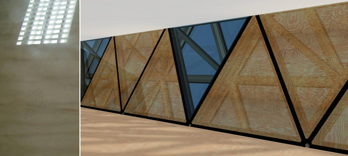 Métodos para la fabricación de vidrio laminado con chapa de madera natural y chapa de madera modificada, para su uso en edificaciones